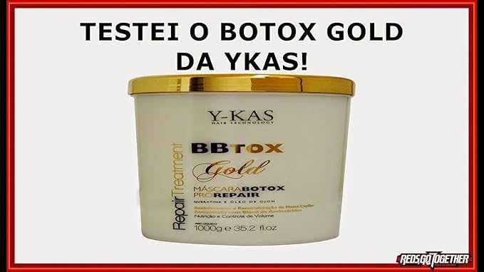 Y-Kas BBTOX Gold Hair Repair Treatment | Volume Control | Pro Repair Mask Keratin and Ojon Oil 1KG