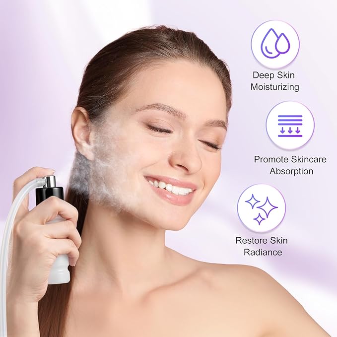 Diamond Microdermabrasion Machine Professional for Facial UNOISETION 3 in 1 Home Microdermabrasion Machine for Skin Exfoliating Blackhead Removal Spray Facial Moisturizing