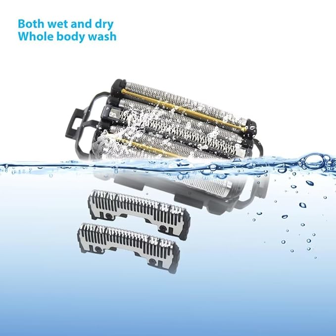 Latest Ver. ES9040 Replacement Spare Blade (Inner + Outer Set) Face Men's Shaver for P-anasonic ES-CLV7G ES-CLV5U ES-CLV5G