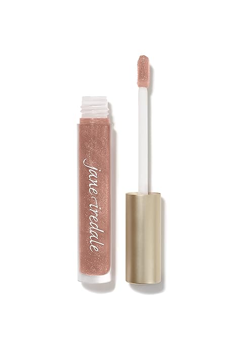jane iredale HydroPure Hyaluronic Lip Gloss | Hydrating Gloss Plumps Exfoliates and Smooths | Non-Sticky | Vanilla Scent | Vegan and Cruelty Free