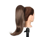 Hair Accessories 18 Inch Synthetic Straight Ponytail Hair Extensions Wig Bun Wrap Ponytail Barrette Clips for Women Hair Accessories Hair Pieces For Women(1B/30HL)
