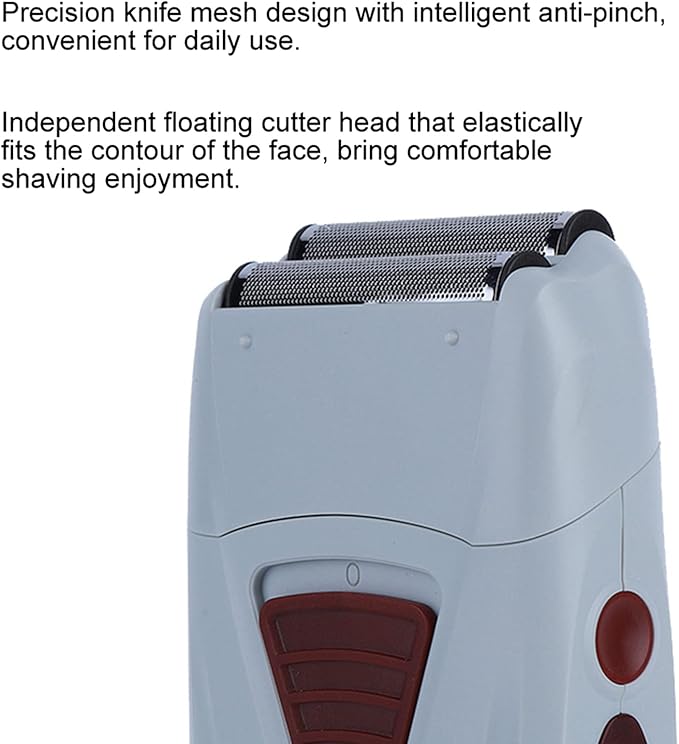 Electric Hair Clipper Rechargeable Men Electric Hair Clipper Trimmer Double Head Reciprocating Shaver