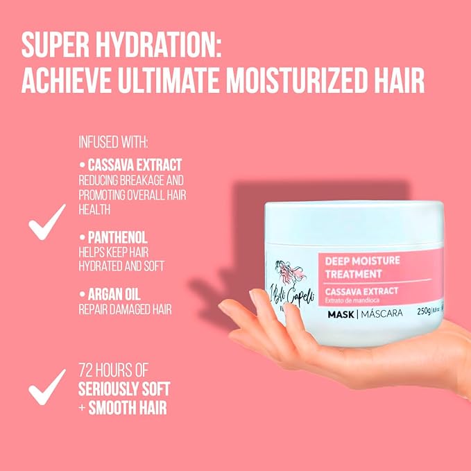 I Belli Capelli Ravenna B-tox Kit - Hair Treatment with Argan Oil Mask 250g Formaldehyde-Free Anti-Frizz and Smoothing for Blond Hair (1 B-tox + 1 Mask)