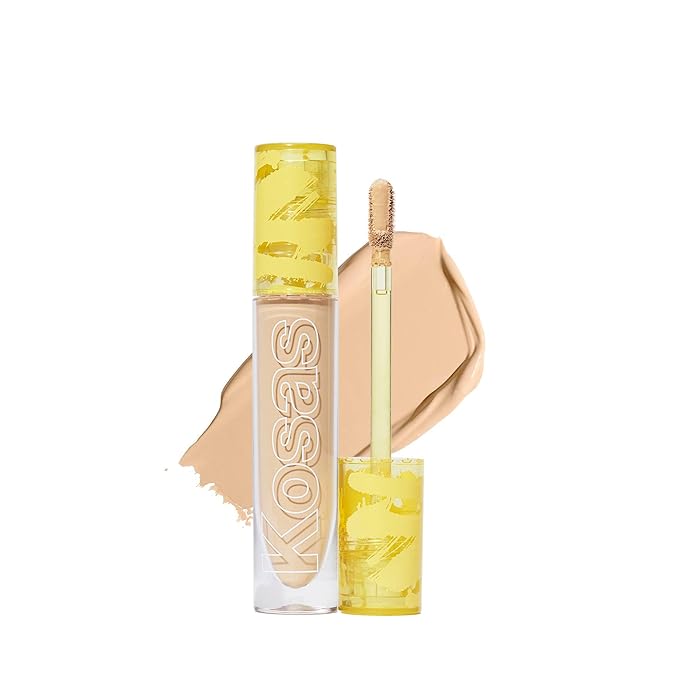 Kosas Revealer Concealer - Medium Coverage Makeup with Hyaluronic Acid Conceals Dark Circles Under Eyes Dark Spots and Blemishes + Brightens Hydrates Long-Lasting &amp Vegan (Tone 05 W)