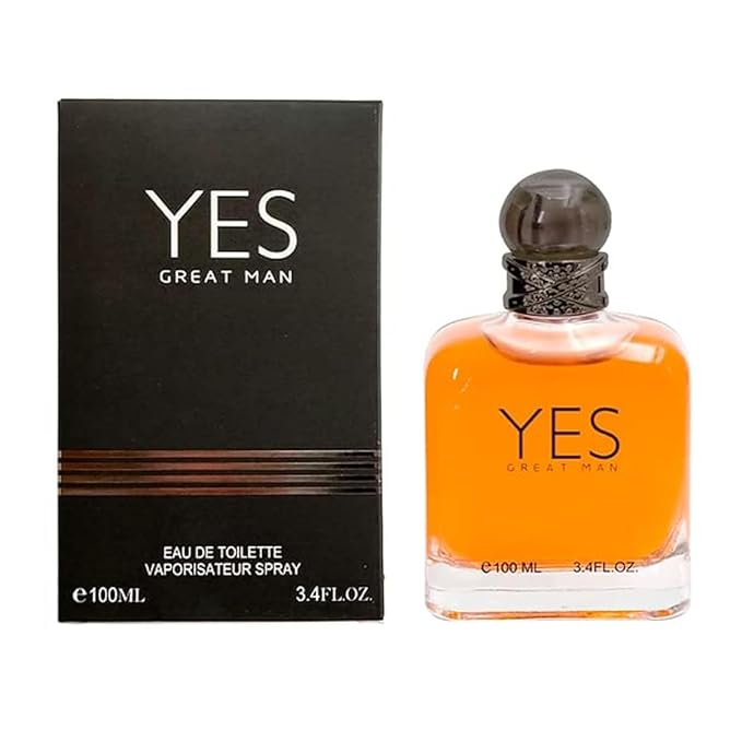 Cologne 4-Piece Includes Yes Great Men/Acqua/Acqua Black/Man Cool of Woody Spicy Citrus Cologne for Men in 100ml/3.4 Fl oz x 4 Bottle Fragrance for Man