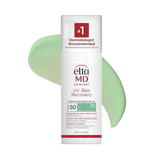 EltaMD UV Skin Recovery Face Sunscreen with Zinc Oxide All Mineral Safe for Sensitive Skin SPF 50