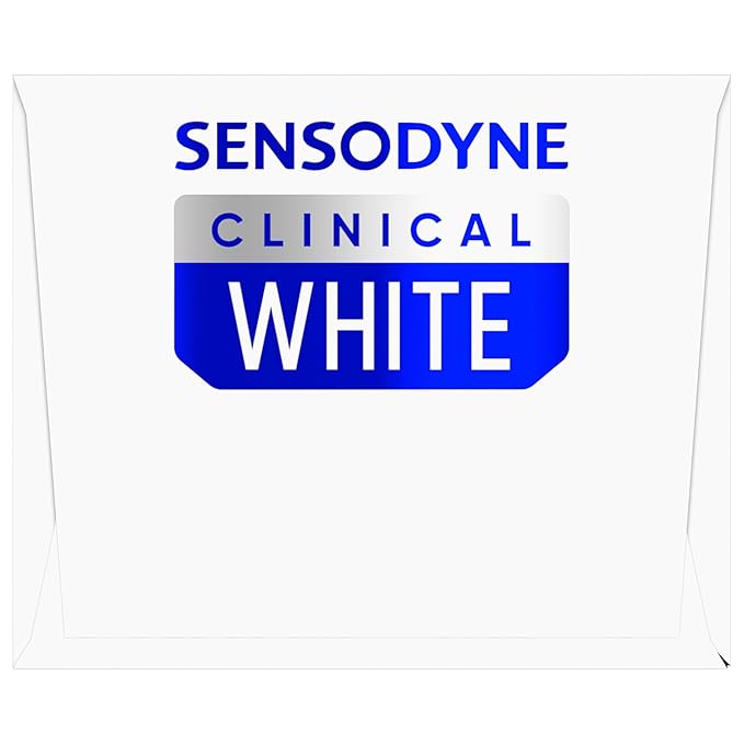 Sensodyne Clinical White Toothpaste Clinically Proven Whitening for Sensitive Teeth Intensive Clean 3.4 oz (3 Pack)