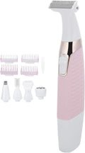 Epilators Hair Removal for Women Electric Body Depilator 5-in-1 USB Rechargeable with Multiple Attachments Hair Removal Device for Full Body and Hair Removal