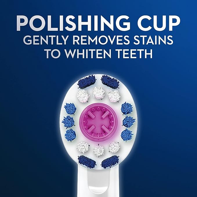 Oral-B 3D White Replacement Brush Heads for an Oral-B Electric Toothbrush Pack of 6