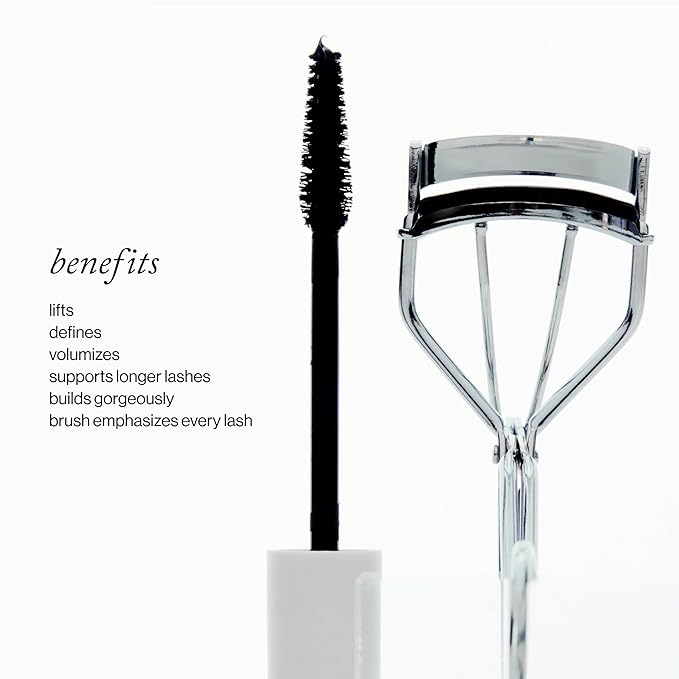 goop Beauty Featherlash Lifting Mascara | Volumizing &amp Lengthening Eyelash Serum with Nourishing Clean Ingredients | 0.15 fl oz