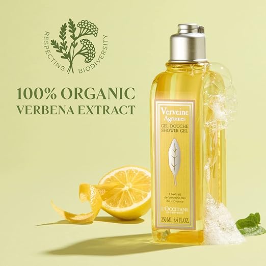 L'OCCITANE Bath &amp Shower Gel Daily Foaming Body Wash Gently Cleanses Moisturizes &amp Refreshes Skin Eco-Friendly Options All Skin Types Vegan