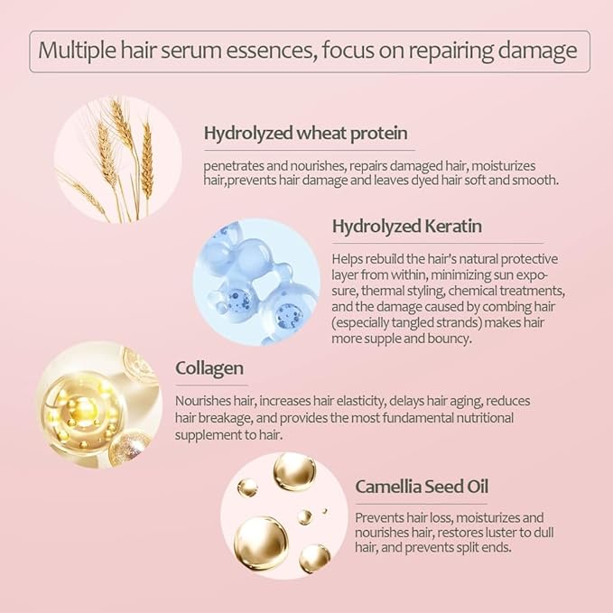 Bremod Performance Wheat Protein Hair Mask Intensive Repair Treatment for Color-TreatedDamaged Hair Strengthens Boosts Elasticity Adds Volume Locks in Moisture 16.9 Fl Oz