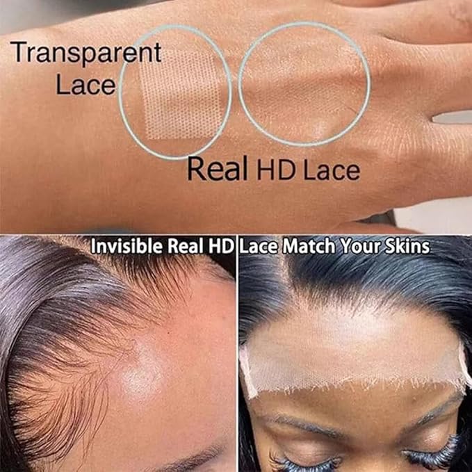 Honey Blonde Curly Short Bob Human Hair Wig Highlight 1b/27 Color Short Bob Brazilian Hair 13x6 HD Transparent Lace Front Wig Deep Wave Remy Hair Glueless Wigs with Baby Hair 150% Density 16inch