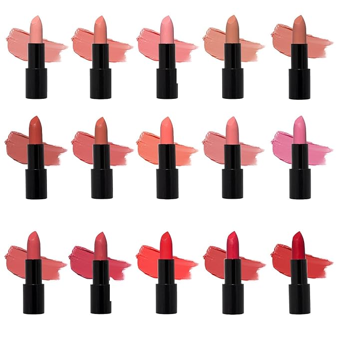 Radiant Professional Advanced Care Lipstick - Ultra Nourishing Moisturizing Long Lasting Matte Lipstick With Vitamin E- UVA UVB Filters - VELVET (08 CORAL - PEACHY NUDE)