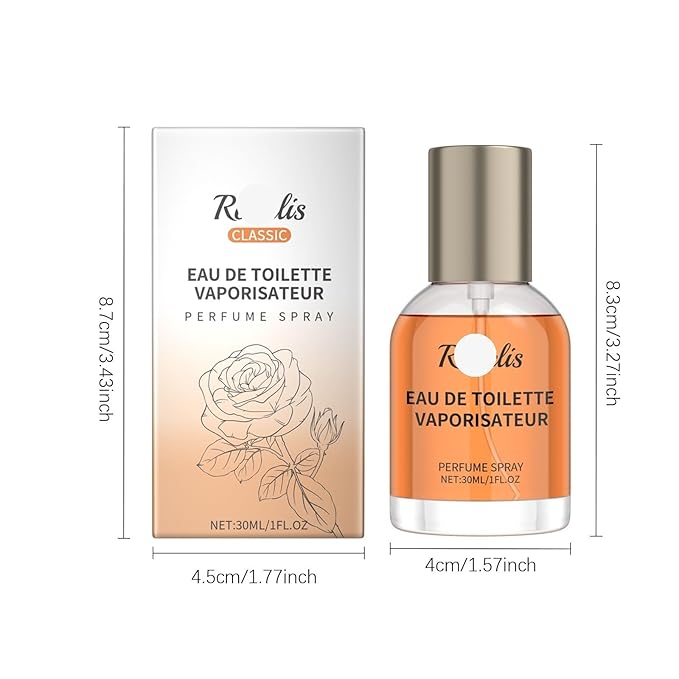 Amber Classic Cologne - Long-Lasting Fresh Fragrance Charming Natural Scent Light And Elegant Eau De Cologne(2PCS)