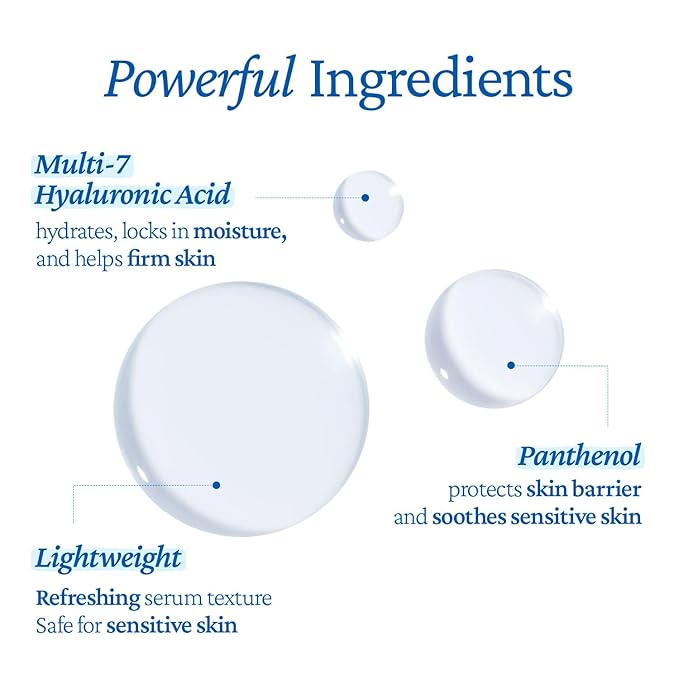 belif Super Drops Multi-7 Hyaluronic Hydrating Serum - 24-hr Moisturization Hyaluronic Acid Panthenol Lightweight Daily Essence | Korean Skincare (1.01 fl. oz)