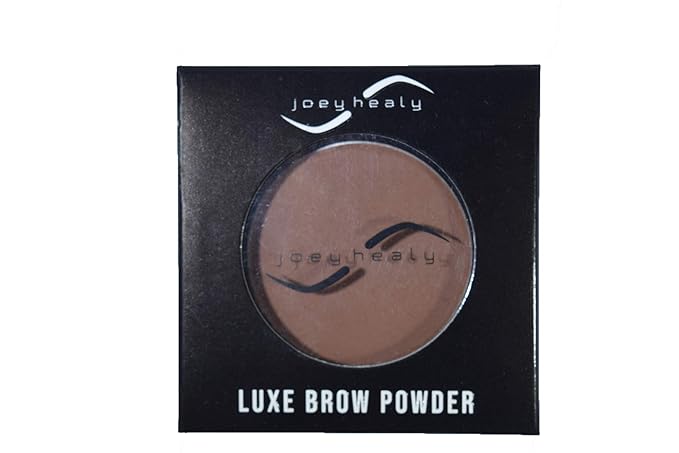 Joey Healy Luxe Brow Powder Natural and Soft Definition Eyebrow Powder Waterproof Brow Makeup Formula Equestrian (Auburn)