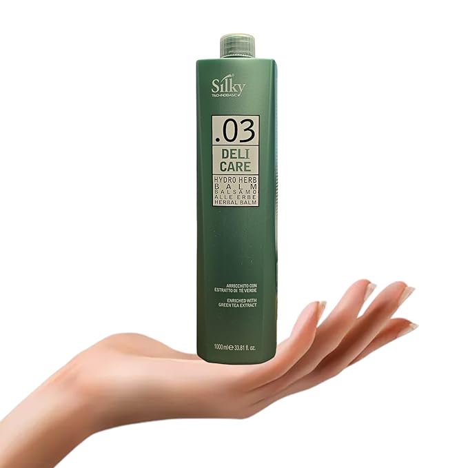 .03 Hydrating Hair Balm with Green Tea Extract - Daily Herbal Hair Treatment for Instant Hydration &amp Manageable Hair - Hair Mask 1000 ml
