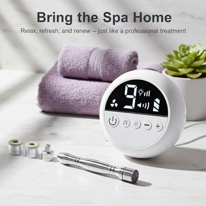 Diamond Micro-dermabrasion Machine 2 in 1 Dermabrasion Facial Machine for Exfoliation &amp Blackhead Removal Home Use Facial Skin Care Device