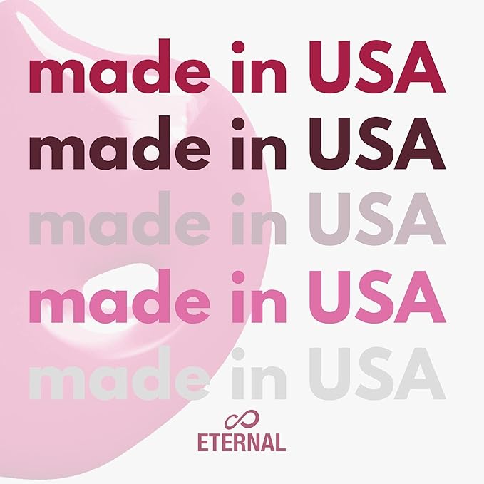 Eternal Red Nail Polish Set for Women (ROSE ALL DAY) - Pink Nail Polish Set for Girls - Long Lasting &amp Quick White Nail Polish for Home DIY Manicure &amp Pedicure - Made in USA 13.5mL (Set of 5)