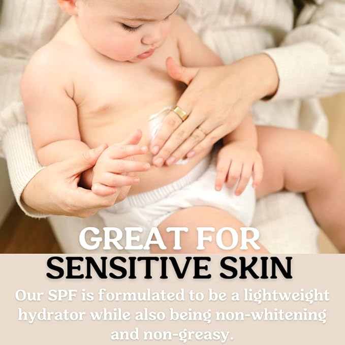 Roe Wellness- Baby Mineral Sunscreen SPF 30 Clean Ingredients | Non-Greasy Reef Safe Paraben-Free (2Pack)