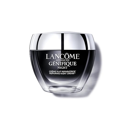 Lanc?me Advanced G?nifique Night Cream - Repairs Skin Barrier Overnight - With Bifidus Prebiotic Hyaluronic Acid &amp Triple Ceramide Complex - 1.7 Fl Oz