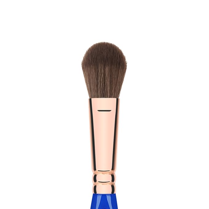 Bdellium Tools Professional Makeup Brush - Golden Triangle 940 Face Blending - With All Vegan and Soft Synthetic Fibers For Facial Sculpting (Blue 1pc)