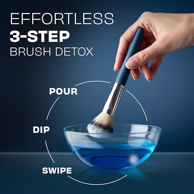 Original Makeup Brush Cleaner - Professional Cleanser for Makeup Brushes - Quick-Drying Rinse-Free Formula - Removes Stubborn Waterproof Make Up 32 oz