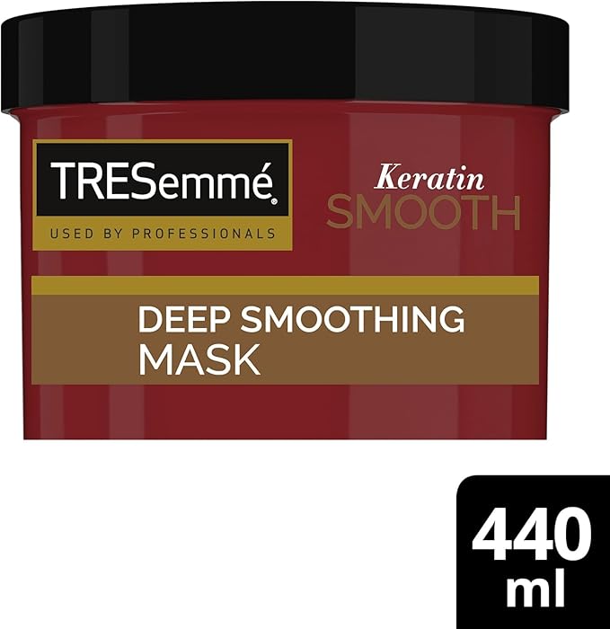 TRESemm? Keratin Smooth Deep Smoothing Mask rinse-out hair treatment with hydrolysed keratin for soft shiny frizz-free hair 440 ml