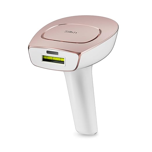 Silk'n IPL Motion Premium Device with Permanent Hair Reduction for Women and Men Gentle Touch and Glide Technology for Face &amp Body 600000 Flashes Auto-Adjust System Rose Gold