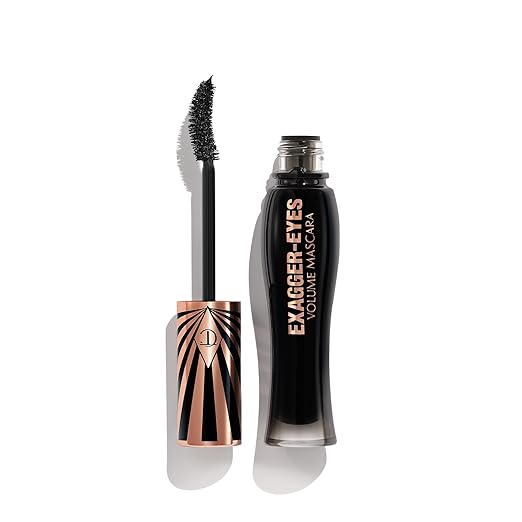 Charlotte Tilbury Exagger-Eyes Volume Mascara - Gift Set Essential - Volumizing Mascara with 28-Hour Smudge-Proof &amp Flake-Proof Wear - Perfect for Pairing with Makeup Favorites