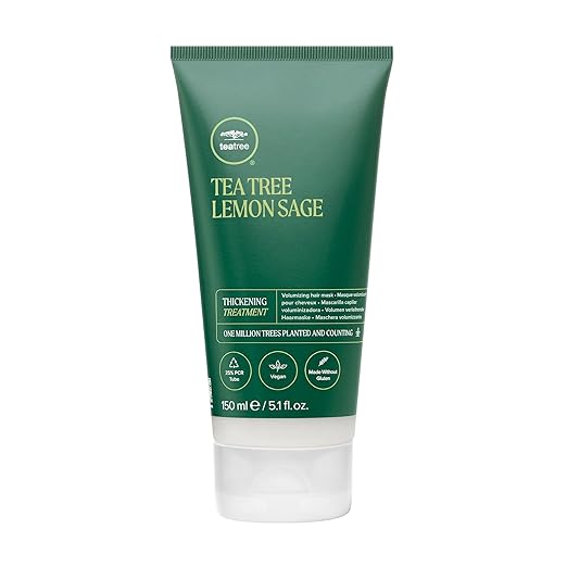 Tea Tree Lemon Sage Thickening Treatment Volumizing Hair Mask For Fine Hair 5.1 fl. oz