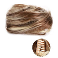 messy bun hair piece 1/2 PCS Mini Claw Clip in Messy &amp Cat Ears Short Synthetic Curly Wavy Hair Bun Extensions Wig Accessory Updo Hairpieces for Women Girls bun hair pieces for women ( Color : FB0