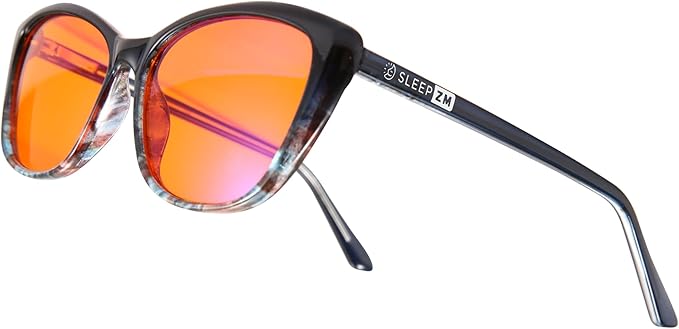 100% Blue Light Blocking Glasses - Women + Men - Better Sleep - Anti Eye Strain Protection - Computer Screens Gaming