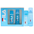 Fila Fragrance Giftset for Men - Cool Clean And Refreshing Fragrance And Body Mist - Extra Strength Long Lasting Scent Payoff - Trendy Rectangular Streamlined Portable Bottle Design - 2 Pc