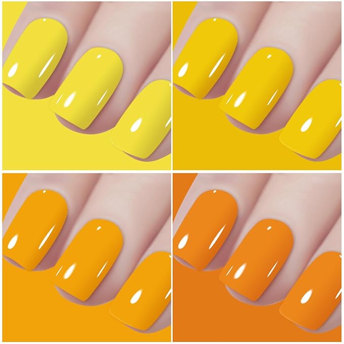 Vishine 48 Colors Gel Nail Polish Set Autumn Winter Popular Nail Polish with Base Top Coat Lasting UV LED Gel Polish Manicure Kit 8ml