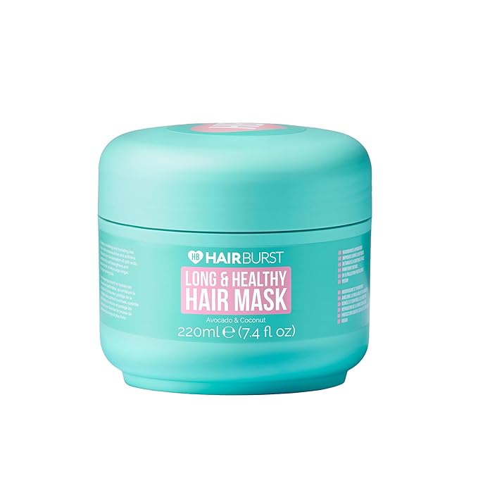 HAIR BURST Hydrating Hair Mask with Avocado Oil Coconut &amp Black Oat Extract - Deep Conditioner for Hair Growth Dry or Damaged Hair - Thickening Nourishing Hair Repair Treatment - 7.4 fl oz