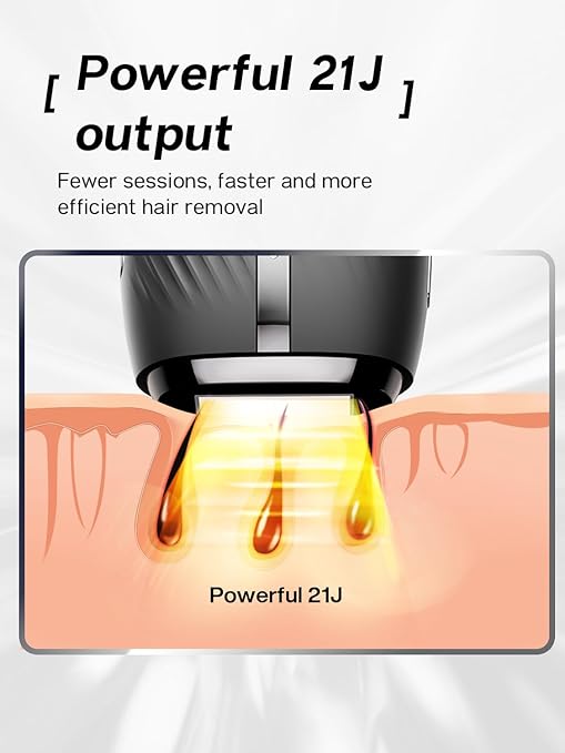 Blex Laser Hair Removal for Women and Men IPL Hair Removal Device Effective in 2 Weeks with Ultra-Fast 0.2s Light Emission Comfortable and Painless Black