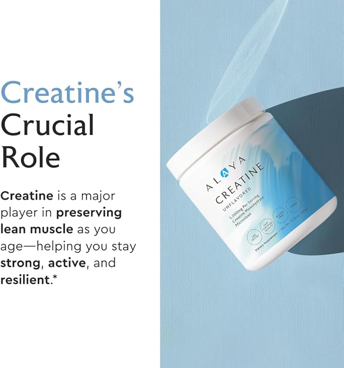 Alaya Naturals Micronized Creatine Monohydrate Powder ? Pure Performance Fuel for Strength Mental Focus Vegan Non-GMO Easily Mixable &amp Flavorless - 5 g