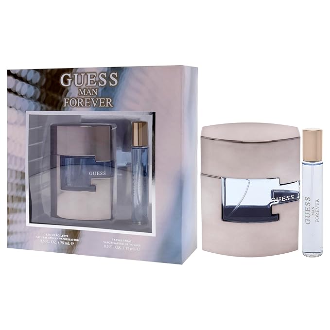 Guess Forever for Men - 2 Pc Gift Set 2.5oz EDT Spray 0.5oz EDT Spray