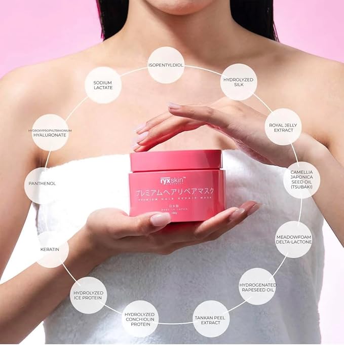 Premium Hair Repair Mask 180g Japan Made Ryxskin