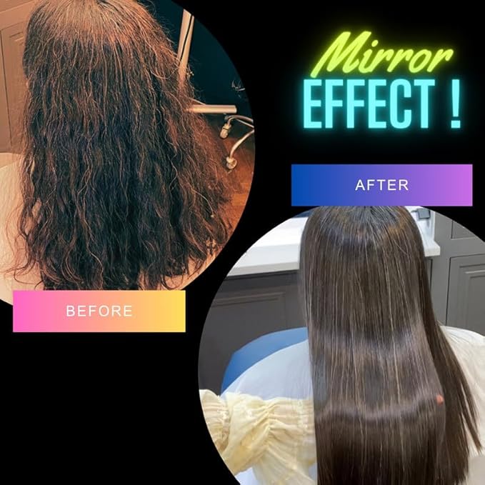 300ML/10.14 fl.oz ANGELING POWER Brazilian Keratin Hair straightener Treatment Anti Frizz Tanino Coconut Hyaluronic Acid Macadamia Argan Oil Collagen keratina straightening blowout mask dry damaged