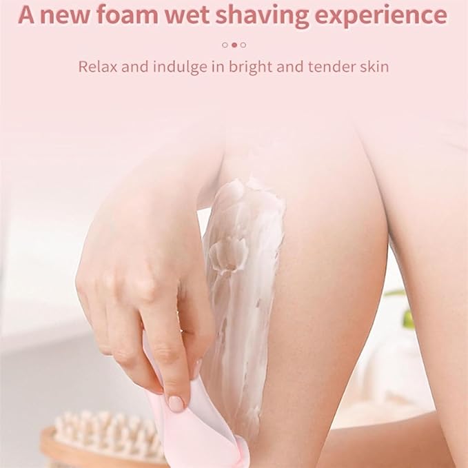 Dusk Razor for Women - Silky Glide Pro 3.0 Razor 2 in 1 Electric Shaver Razors Ipx7 Waterproof Women's Bikini Trimmers Wet or Dry(Blue)