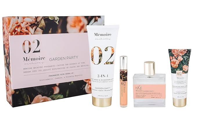 Memoire Archives Garden Party 4-Piece Unisex Gift Set