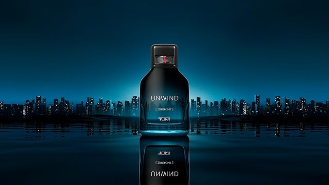 TUMI UNWIND [20:00 GMT] Gift Set - Warm Cologne &amp Body Wash for Men - 3.4 oz &amp 1.0 oz Eau de Parfum 6.7 oz Body Wash