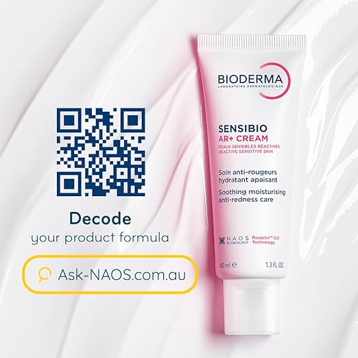 Bioderma Sensibio AR+ Cream Facial Redness Relief Lotion for Sensitive Skin Soothing and Moisturizing Care