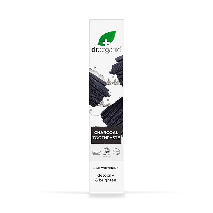 Dr Organic Extra Whitening Charcoal Toothpaste 100ml