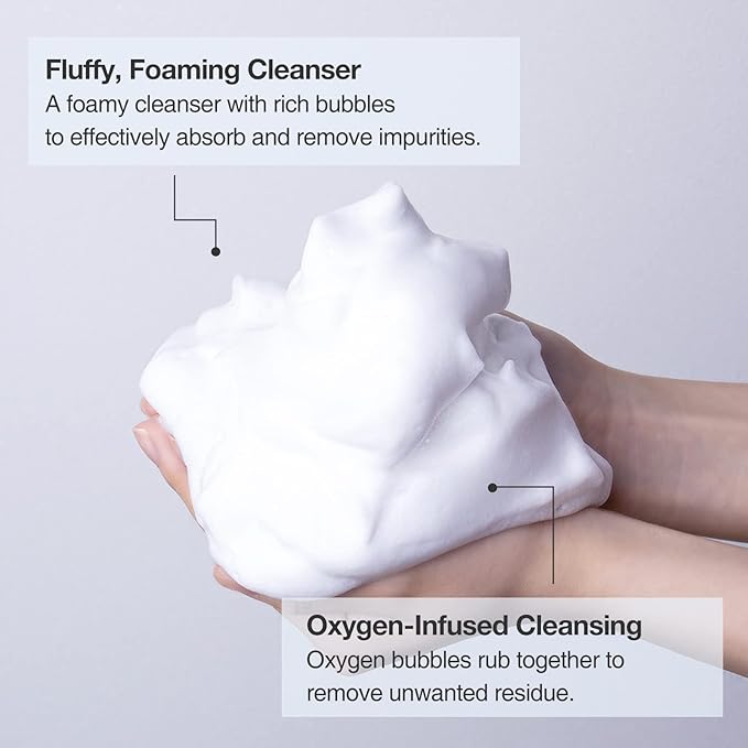OxygenCeuticals Pore Mask ? Deep Cleansing Foaming Face Wash with Stearic Acid Lavender Oil &amp Portulaca Extract Helps Remove Impurities &amp Oil for Healthy-Looking Skin. 16.9 fl.oz (500ml)