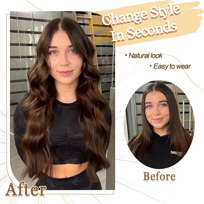 Wavy Hair Topper 20 Hair Toppers for Women with Thinning hair Synthetic Hair toppers for Women Wigs &amp Accessories