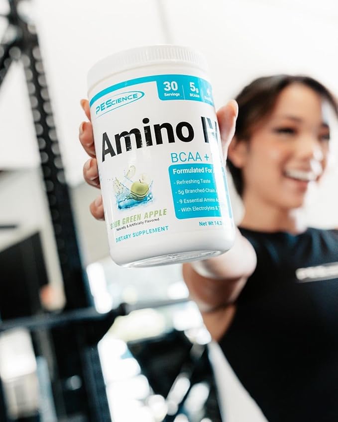 PEScience Amino IV BCAA &amp EAA Powder Essential Amino Acids Taurine Electrolytes for Hydration and Muscle Recovery Sugar Free for Men &amp Women Post Workout - Orange Dreamsicle - 30 Servings